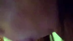 Does she deepthroat his cock in POV close up?