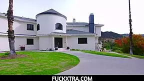 fuckxtra petite babe allie addison tries huge cock in blowjob and fucking