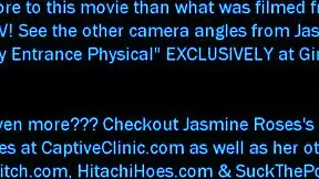 Doctor Tampa humiliates Jasmine Rose in a degrading gyno exam at Tampa University with Nurse Stacy Shepard's assistance.