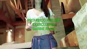 cute college teen intriguingly shows her perfect body with big tits in dorm