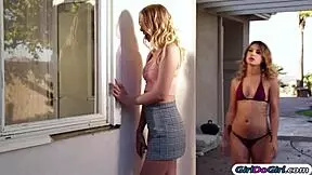 Chloe Scott Undergoes Initiation by Three Lesbian Sorority Members