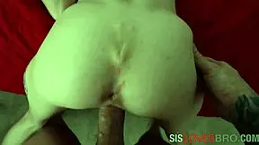 stepbrother goes deep inside stepsister during cowgirl