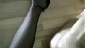 Joyce in POV wears tight leggings and pantyhose, nylon stockings teasing intensely