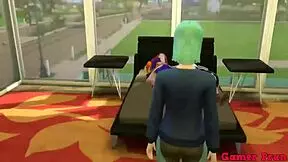 Hinata and her friends feel excited as Madara watches them fight over his cock in a passionate threesome