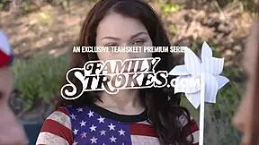 Kharlie Stone Twerks On Stepbro's Big Cock