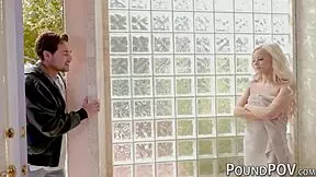 perfect petite 18+ babe sucks stepbros big cock before banging