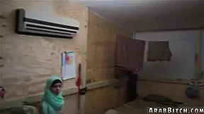 Muslim Amateur with Fat Ass Craves White Cock in Wild Operation