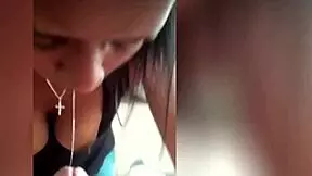 Young black girl's incredible oral skills