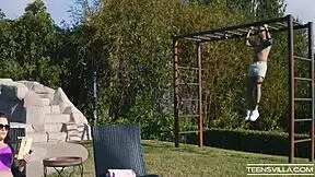 Freya Parker isn't done yet blowing Oliver Davis in POV