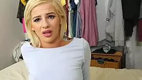 Bella Rose Deepthroats Stepbro's Monster Cock