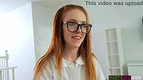 madi collins shifts from naughty to nice with big cock