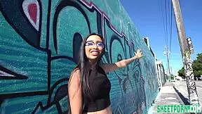 paulina ruiz, what's she doing on the down low with that big cock?