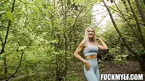 fit model mum gives intense blowjob to marcus london