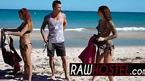 Is this casual brunette teen ready for rough deep throat action?