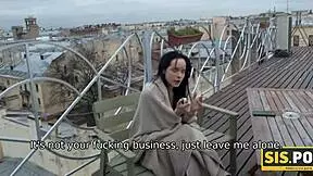 Oh, Leyla's juicy tits bounce in doggystyle!