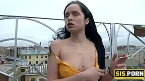 Oh, Leyla's juicy tits bounce in doggystyle!