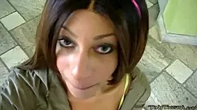 Trisha's wild blowjob in HD
