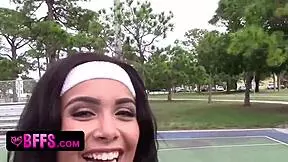 Fit Teens Reverse-Gangbang Coach in Wild Banging Session