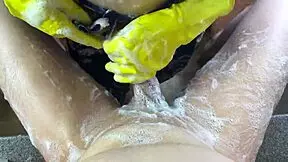 hot stepsister chats about cleaning my dick till cum spills everywhere