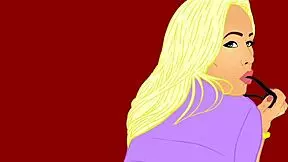 Blondie Austin Taylor in cartoon sex