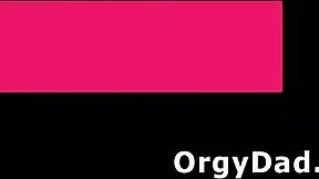 the stepdaughter enjoys a family gathering with her stepfather and uncle.