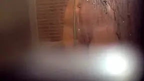 did you see that girl caught rubbing her wet pussy in the shower?
