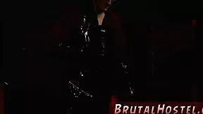 Two young sluts fuck Sydney Cole in straight jacket bondage