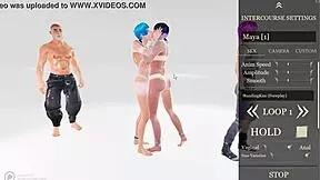 Wild life build 2021 04 features lesbian teen 18+ threesome in group game