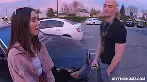 Asian American Teen Babe Blowjob Mission