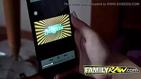 Sizzling teen shares bang with milf!