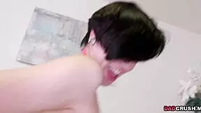 short hair teen cadey mercury gets slammed in hardcore pounding.