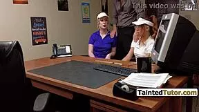 Principal disciplines thief and stepmom in office