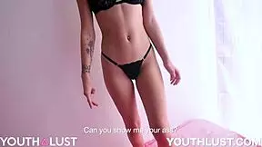 i'm annika, petite colombian teen in castin