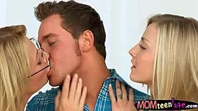 Jennifer and Karla in a group scene