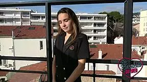 Natalia, the Young French Slut, TAKES IT HARD in Wild 3some!