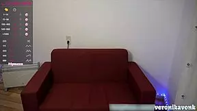 Stunning Redhead With Big Melons Teasing Her Juicy Pussy