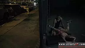 This cute teen in glasses gets bound up tight for some hardcore bdsm fun with bondage play.