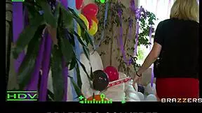 Hey, watch sexy blonde Lia Lor ride that huge cock!