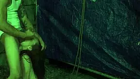 Blonde teen Anya's first rough outdoor public hookup