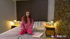 petite spanish teen carolina lorca traps her dirty study buddy for fun