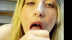 Can Lucky Stepdad Handle Intense POV Blowjob?