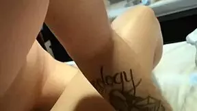 Latina teen gets a blowjob