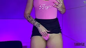 Britney Blue Rubs Pussy and Uses Dildo