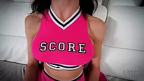 petite cheer captain ama rio trained for feet pov masturbation