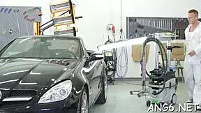 once upon a time, a wild blonde bimbo violette pink craved attention.