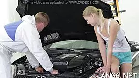 once upon a time, a wild blonde bimbo violette pink craved attention.