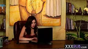 Carmen Caliente's Passionate Licking of Shyla Jennings' Wet Pussy During Massage