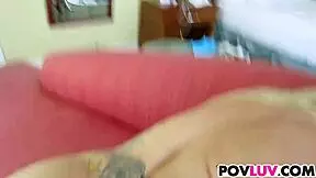 curvy teen 18+ lexi kartel rides monster cock hard in pov