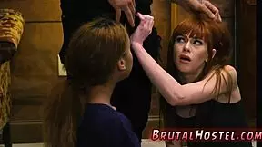 alexa nova's big ass double penetrated by machine in bondage