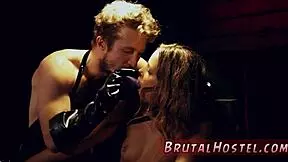 Hey, this babe's getting punished hard in the taxi garage, bound and dominated by a fed-up driver while she's naive and young 😈